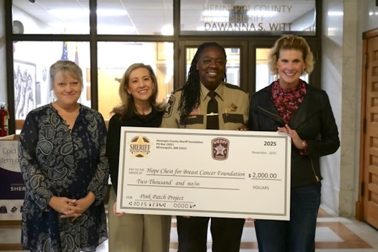 Hennepin County Sheriff Foundation Donates $2,000 to Breast Cancer Charity in Minnesota