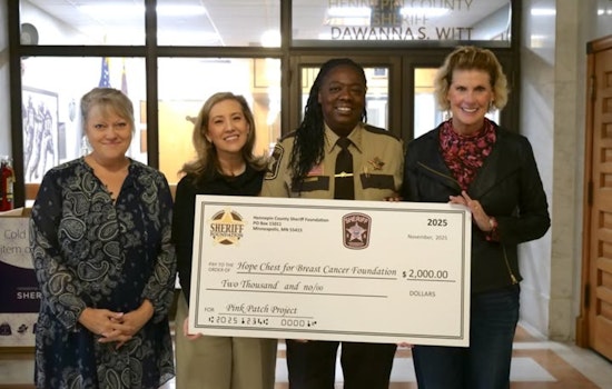 Hennepin County Sheriff Foundation Donates $2,000 to Breast Cancer Charity in Minnesota