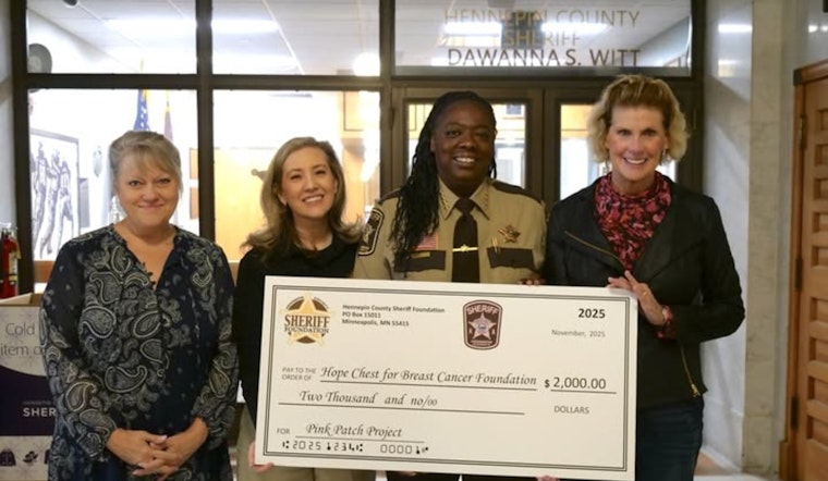 Hennepin County Sheriff Foundation Donates $2,000 to Breast Cancer Charity in Minnesota