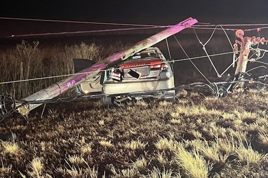 Hernando County Fire Rescue Responds to Vehicle Crash on Ayres Road, Advises Alternate Routes Due to Downed Power Lines