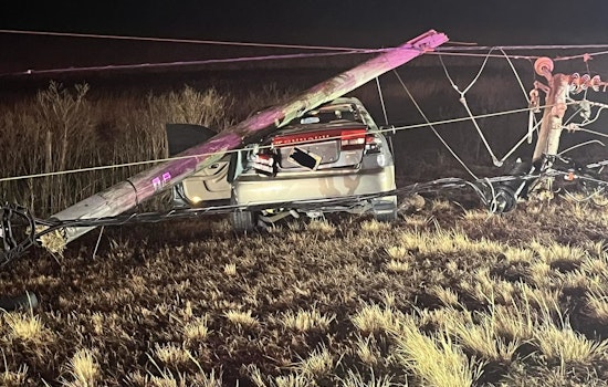 Hernando County Fire Rescue Responds to Vehicle Crash on Ayres Road, Advises Alternate Routes Due to Downed Power Lines