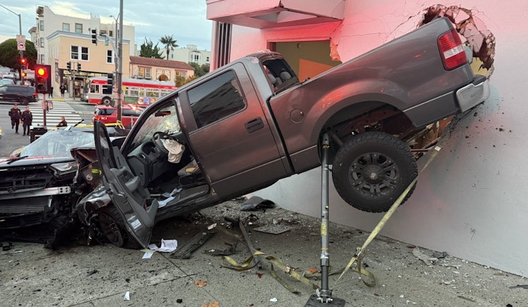 High-Speed Crash Snarls Lombard Near Broderick in San Francisco