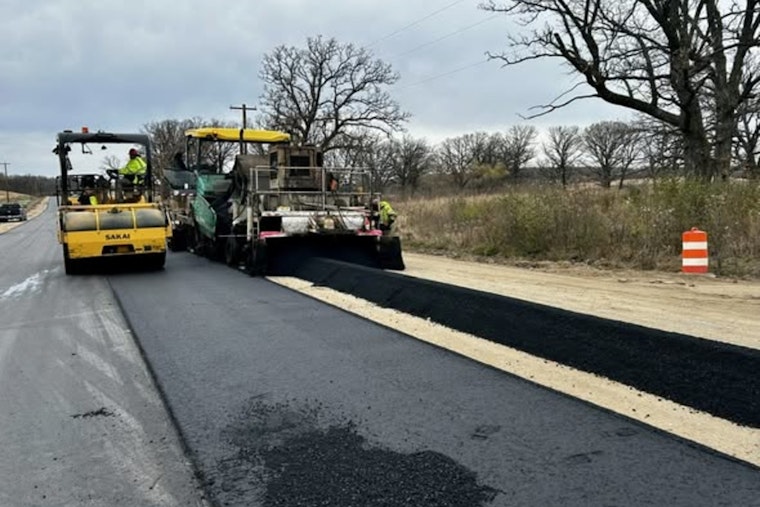 Highway 11 Paving Completed Near Carver Park Reserve Final Phases Underway