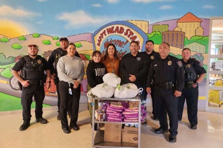 Horizon City Mayor and Police Department Deliver Turkey Meals to Local Head Start Program