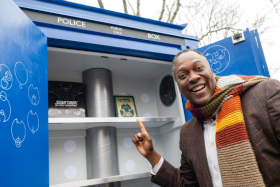 Howard County Unveils "Doctor Who" Themed Little Free Library in Old Ellicott City