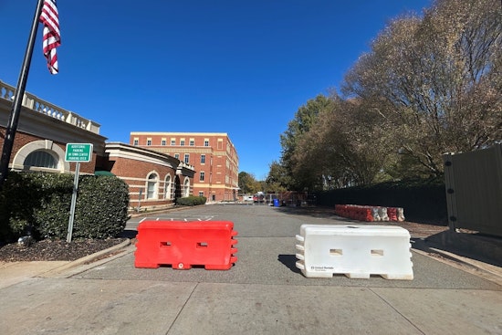 Huntersville Adjusts Parking and Traffic Amid New Town Hall Construction