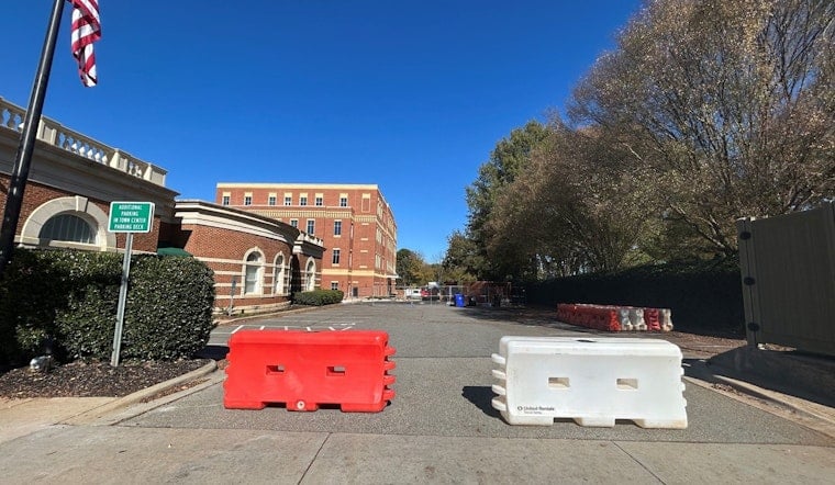 Huntersville Adjusts Parking and Traffic Amid New Town Hall Construction