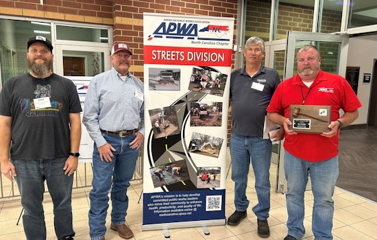 Huntersville's Assistant Public Works Director Steve Robbins Named 2026 President of APWA NC Streets Division