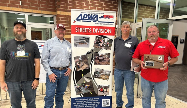 Huntersville's Assistant Public Works Director Steve Robbins Named 2026 President of APWA NC Streets Division