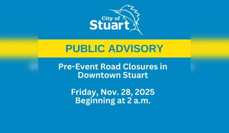 Stuart Braces for Road Closures Ahead of 26th Christmas on Main Street Celebration