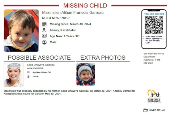 SF Judge Approved Mom’s Trip To Kazakhstan with Child — Now Toddler’s Missing