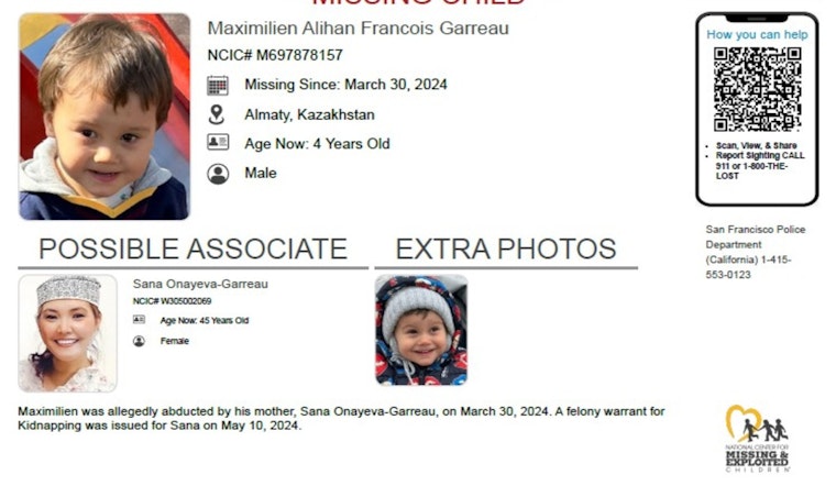 SF Judge Approved Mom’s Trip To Kazakhstan with Child — Now Toddler’s Missing