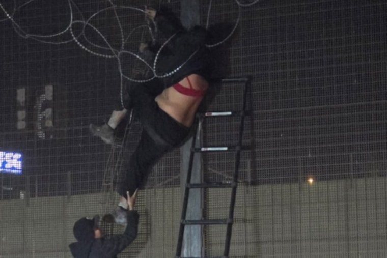 Individual Rescued After Becoming Trapped in Border Wall Concertina Wire in El Paso