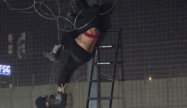 Individual Rescued After Becoming Trapped in Border Wall Concertina Wire in El Paso