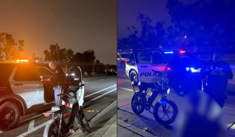 Irvine Police Crack Down on E-Bike Safety Violations, Offer Education as Alternative to Fines