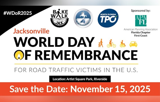 Jacksonville Commemorates World Day of Remembrance for Road Traffic Victims with Call to Action on Safety