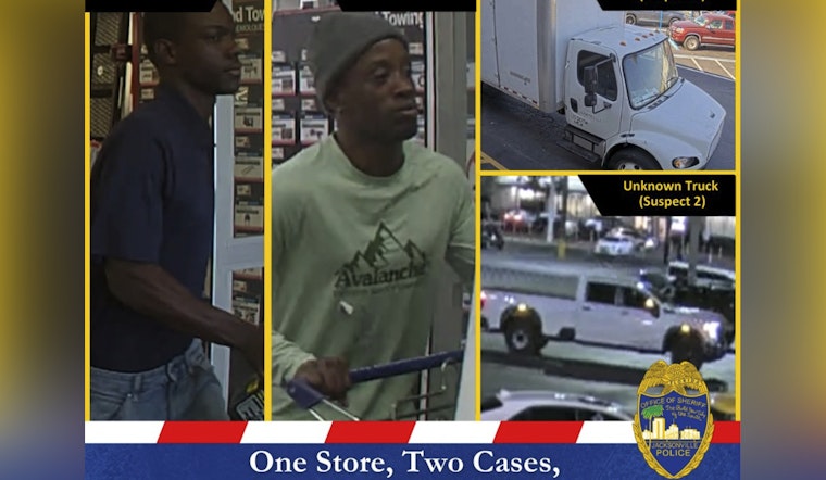 Jacksonville Retail Store Targeted Twice in a Single Day, Police Seek Public's Assistance
