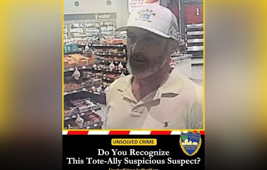 Jacksonville Sheriff's Office Seeks Tips on "Tote-ally Suspicious" Thief in Early Morning Gas Station Heist
