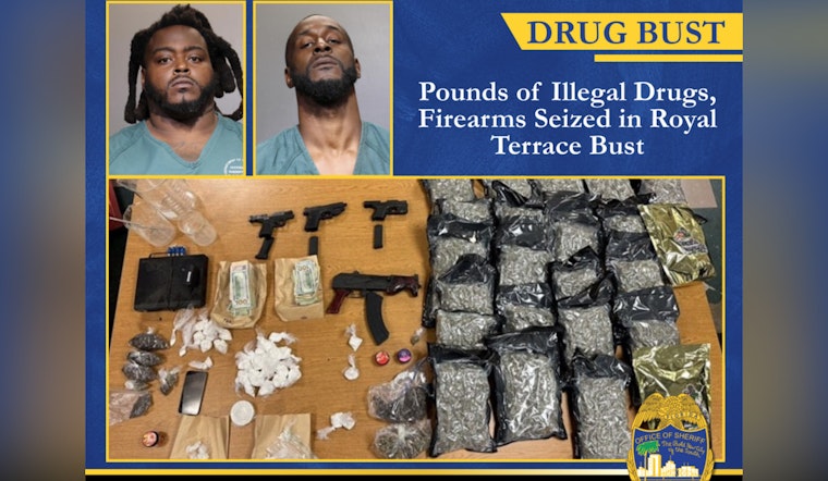 Jacksonville SWAT Seizes Drugs and Weapons in Royal Terrace as Two Men Are Charged