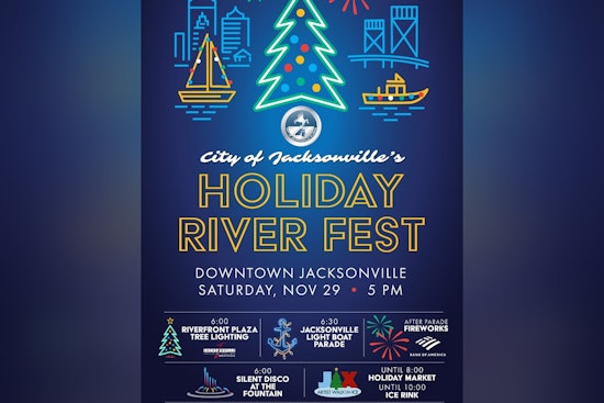 Jacksonville to Sparkle with Inaugural Holiday River Fest and Light Boat Parade