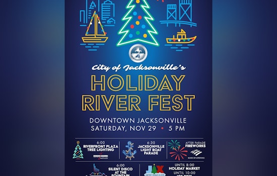 Jacksonville to Sparkle with Inaugural Holiday River Fest and Light Boat Parade