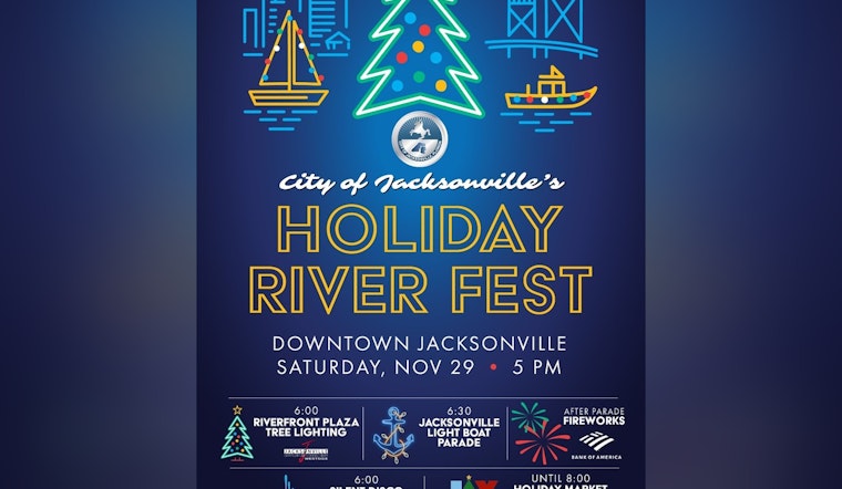 Jacksonville to Sparkle with Inaugural Holiday River Fest and Light Boat Parade