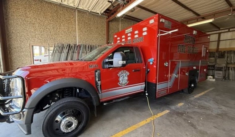 Justin Fire Department Heralds New Era with High-Tech Eco-Friendly Medic Unit
