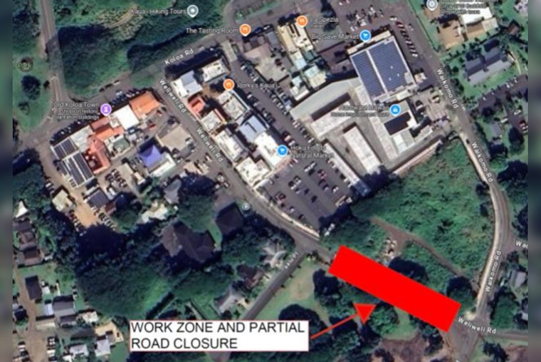 Kōloa Residents Prepare for Weliweli Road Closure Starting November for Drainage Improvements