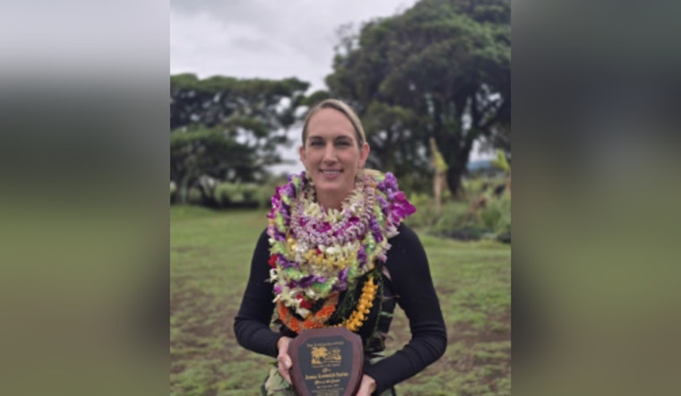 Ka‘ū Officer Jenna Kosinski-Santos Honored as Officer of the Quarter for Exceptional Law Enforcement Service