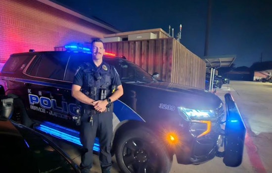 Keller Police Department Celebrates New Night Shift Officer Lance Boehmisch After Extensive Training