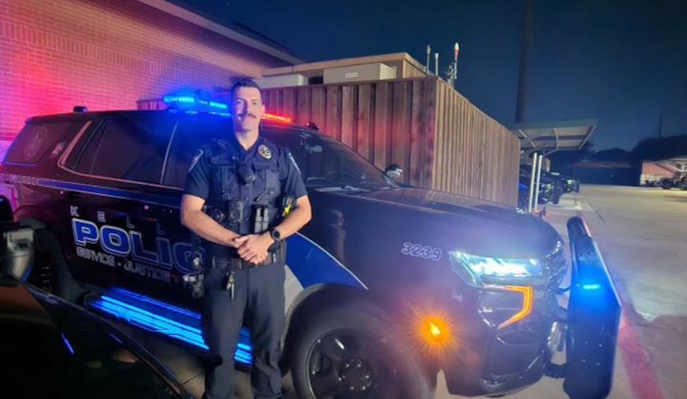 Keller Police Department Celebrates New Night Shift Officer Lance Boehmisch After Extensive Training