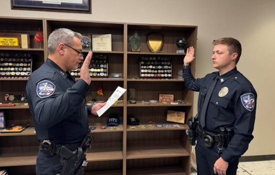 Keller Police Department Welcomes Newly Minted Patrol Officer Trey Bernhardt to Their Ranks