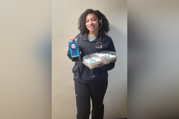 Kirkwood Dispatcher Honored with "Stork Award" for Guiding Woman Through Childbirth Over the Phone