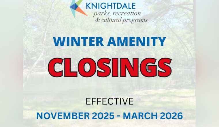 Knightdale Initiates Winter Water Shutoff at Parks to Protect Infrastructure