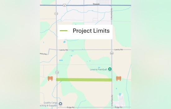 Lafayette Parish Set to Undergo $2.5 Million Road Preservation Project on La. 720 Starting November 2025