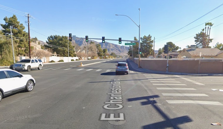 Lanes Closed on Charleston Boulevard Following Evening Crash with Injuries in Las Vegas