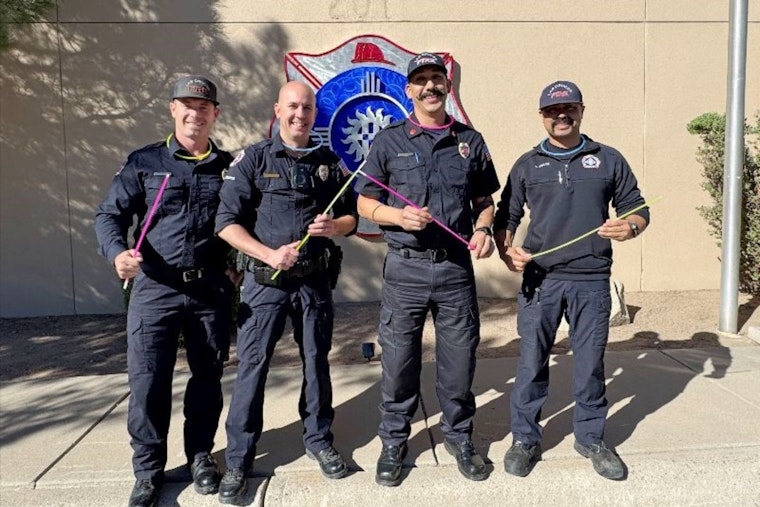 Las Cruces Fire Department Enhances Halloween Safety with Free Glow Necklace Distribution for Kids
