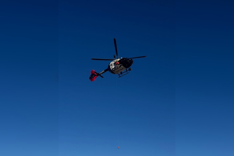 Las Vegas Climber Rescued by Police Search and Rescue After Injury in Icebox Canyon