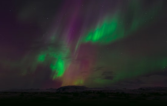 Las Vegas Sky Illuminated by Rare Northern Lights Display Due to Severe Geomagnetic Storm