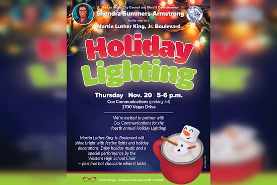 Las Vegas Ward 5 Holiday Lighting to Illuminate Martin L. King Jr. Blvd with Festive Cheer