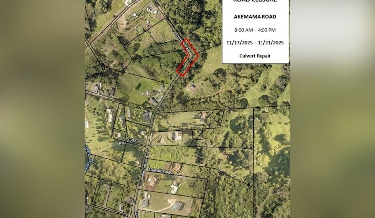 Lāwa'i Commuters Alert: Akemama Road Closures Rescheduled as Drivers Plan for Detours and Delays
