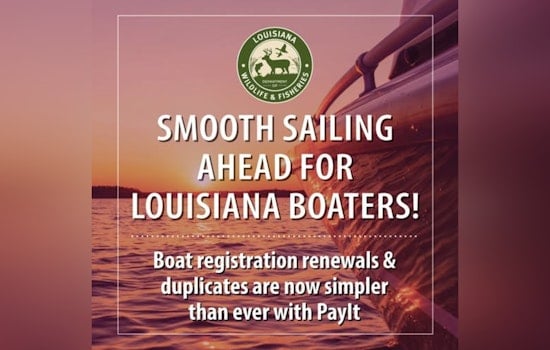 LDWF and PayIt Team Up to Launch New Online Boat Registration Renewal Platform in Louisiana