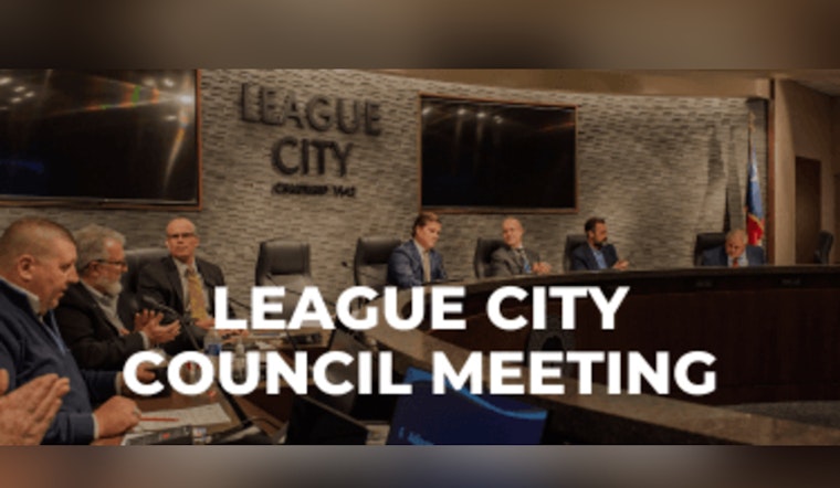League City Invites Residents to Participate in Upcoming City Council Meeting and Live Broadcast on November 18