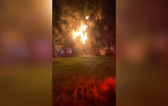 Leesburg Home Engulfed in Flames, One Injured as Firefighters Swiftly Contain Blaze