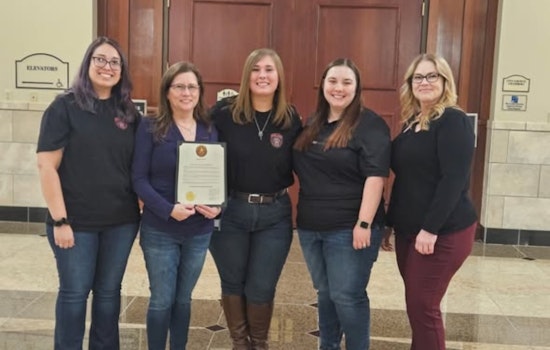 Lewisville Police Department's Property and Evidence Team Honored at City Council Meeting