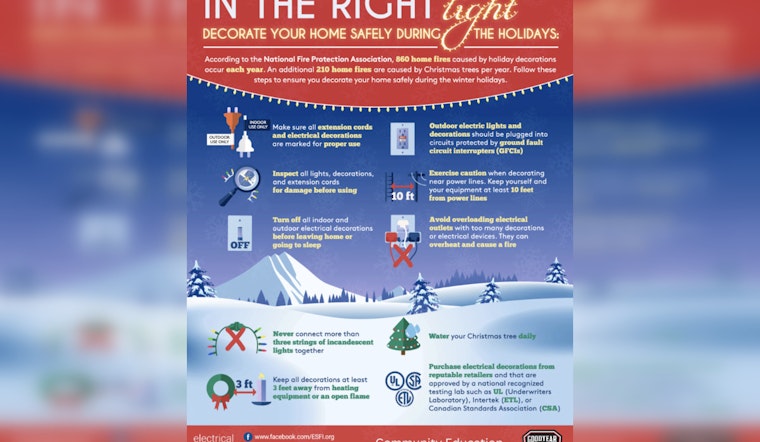 Litchfield Park Issues Holiday Safety Guidelines to Prevent Festive Fires