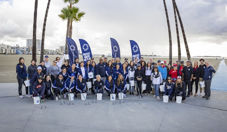 Long Beach Rallies 74 Volunteers for Olympic Venue Cleanup, Gathering 769 Pounds of Trash in Environmental Push