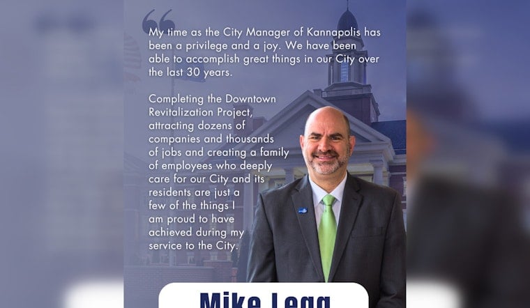 Longtime Kannapolis City Manager Mike Legg Announces Retirement After 30-Year Tenure