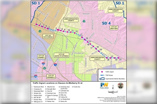 Los Angeles County Approves $2.7M Traffic Signal Sync Project for Smoother Commutes in Pico Rivera, Whittier