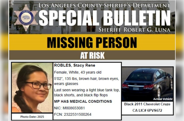 Los Angeles County Sheriff's Department Seeks Public's Help in Locating At-Risk Missing Woman from Palmdale